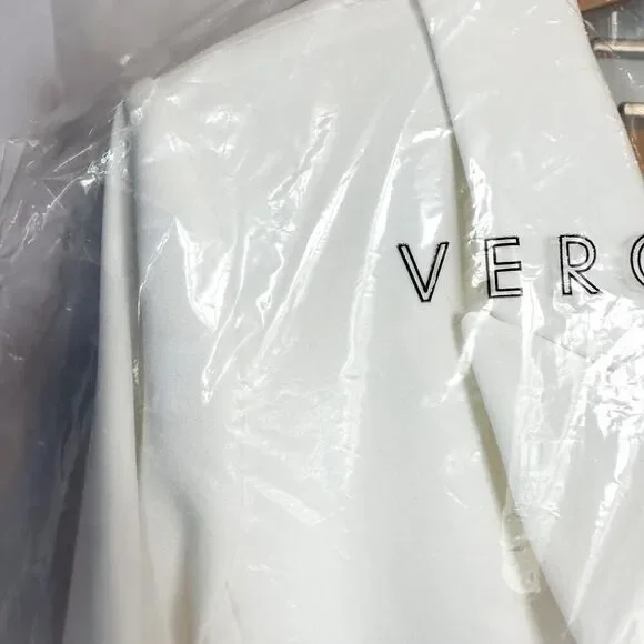 Veronica Beard Middleton Off White One-Shoulder Blazer Dress 10 - Picture 5 of 11